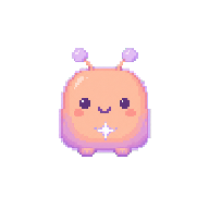 Miso, a peach and lavender pixel studio companion